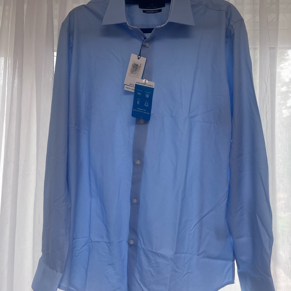 Men's Blue Dress Shirt (large)